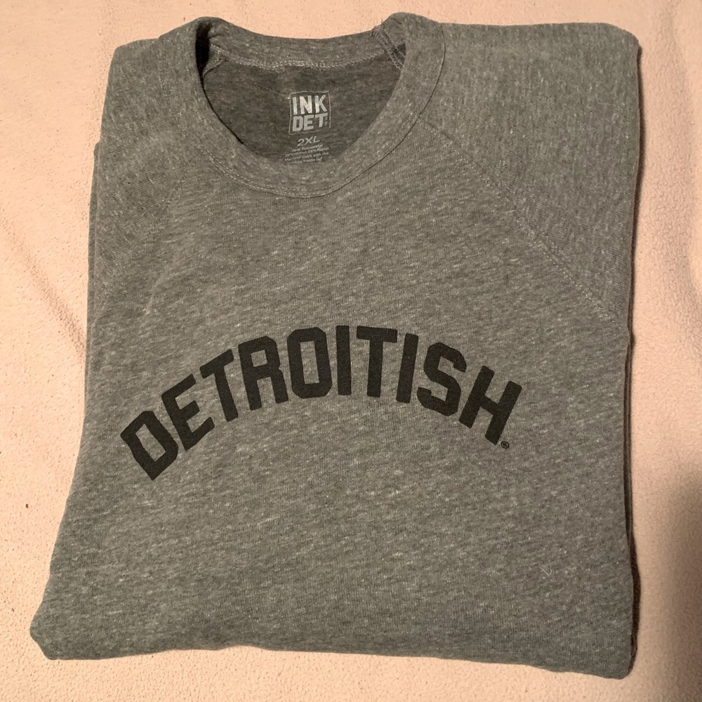 Ink Det Sweatshirt, Crew Neck, Long Sleeves, 2XL